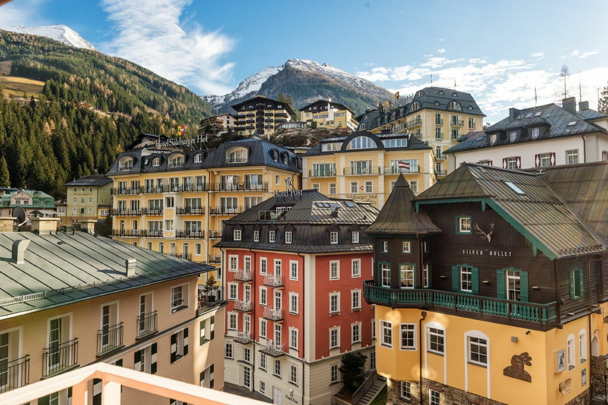 Hotel Eden Rock Bad Gastein Bagian luar foto