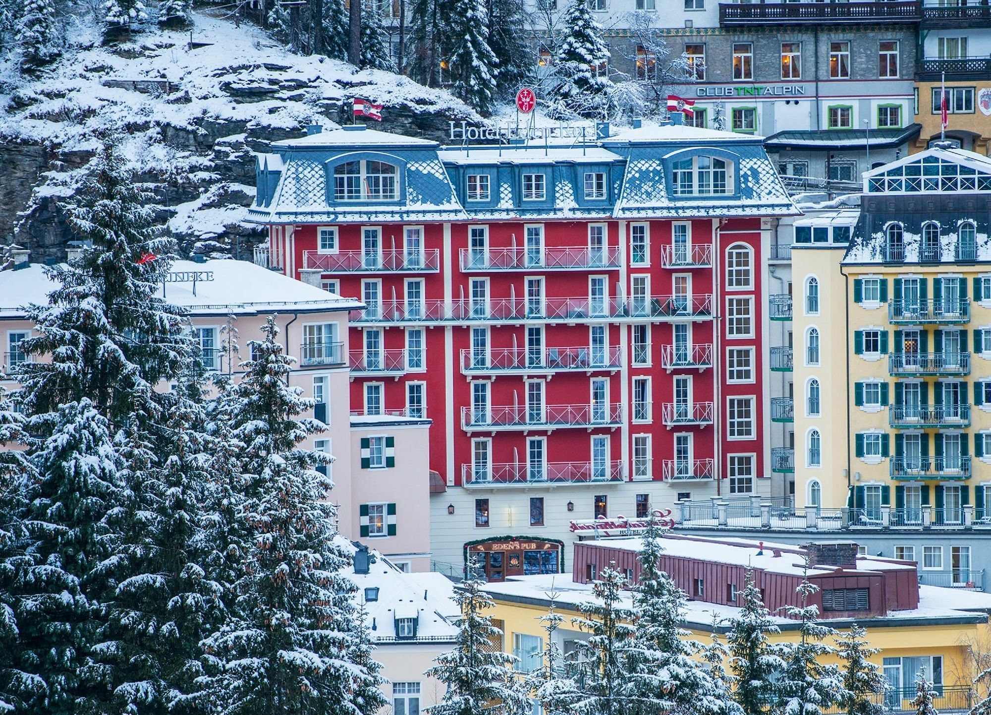 Hotel Eden Rock Bad Gastein Bagian luar foto